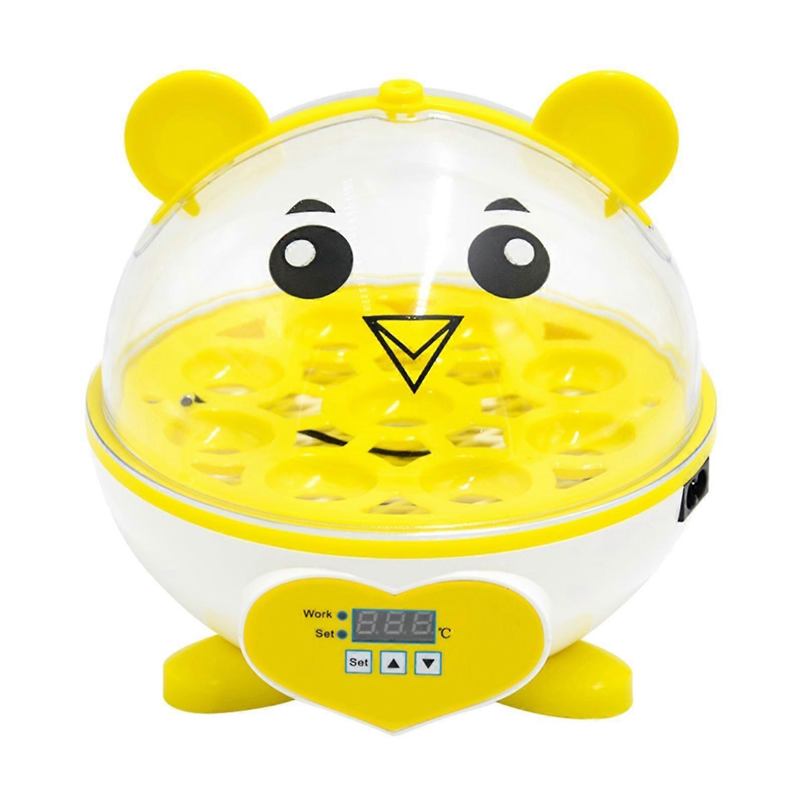 Mini Egg Incubator Durable 9-Egg Turning Duck Hatcher Goose Quail