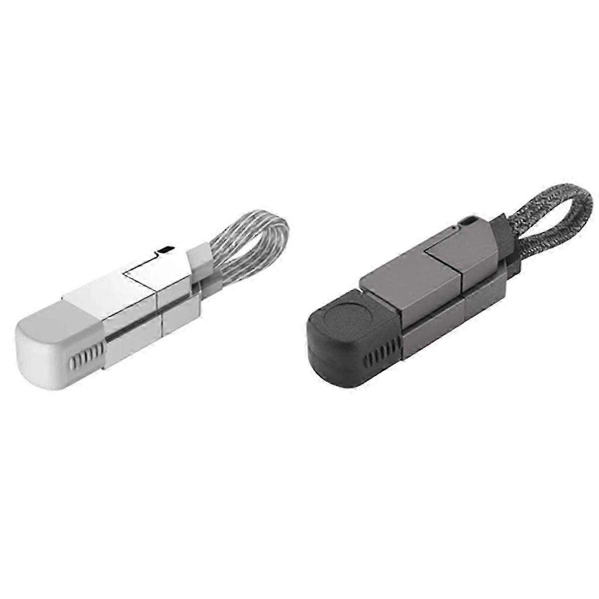 In 1 Fast Charging Cable Keychain PD for IPhone 27W Android TYPE-C - FFA