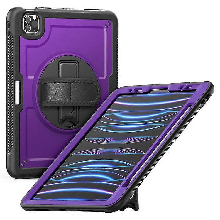 Tablet Case Compatible For iPad Air (2022) / (2020) / Pro 11 (2022) / (2021) / (2020) / (2018) Kickstand PC + TPE Cover