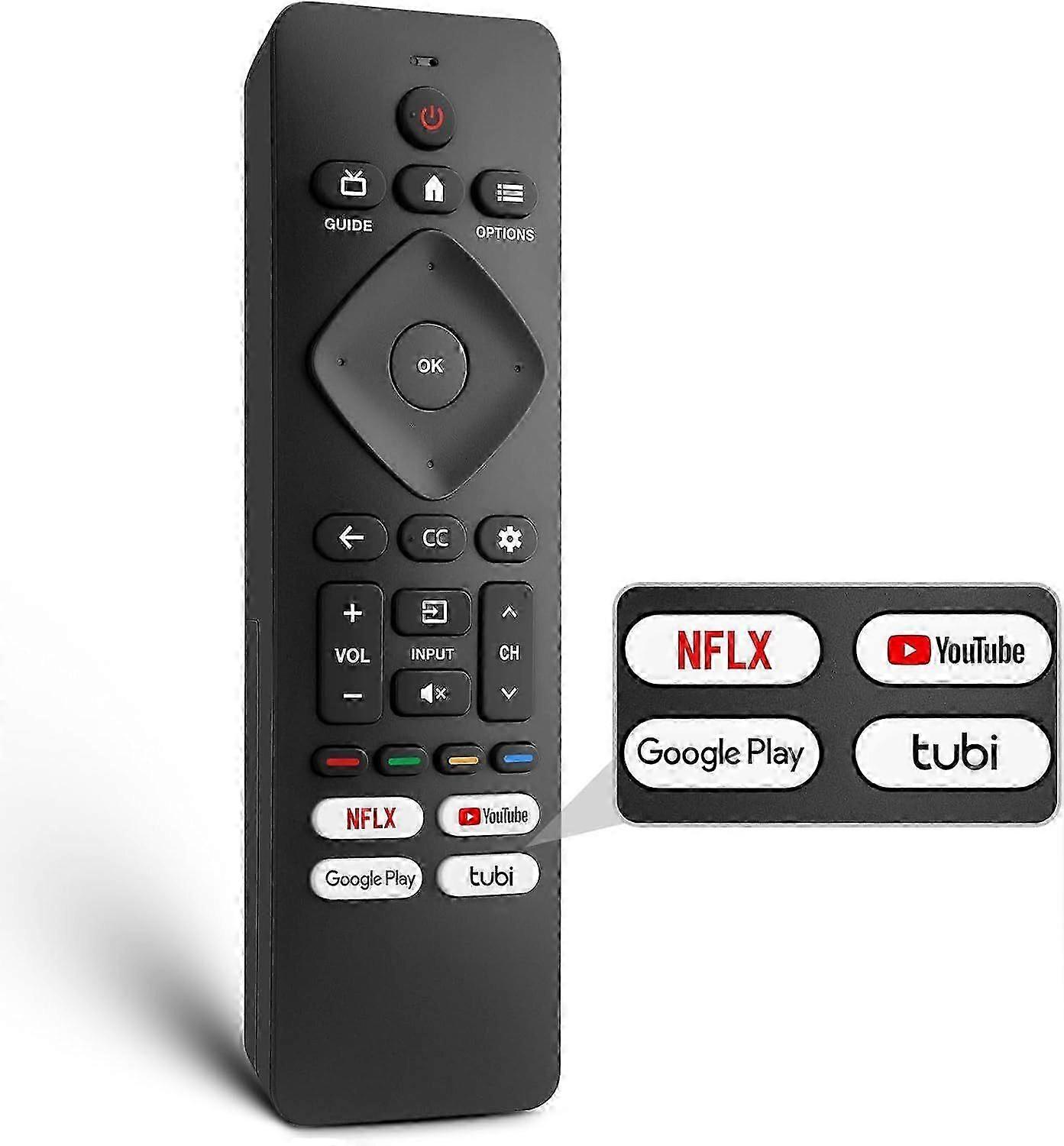 Latest Model  Replacement for Philips-Smart-TV-Remote-Control, Universal Smart