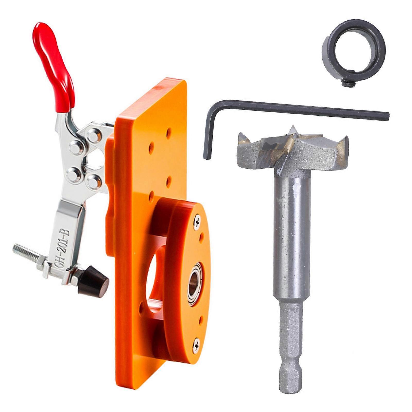 Woodworking Hinges Opener Multifunction  Hinges Hole Opener Offering Long service  Performances for Home Repair & Maintenance Multicolor