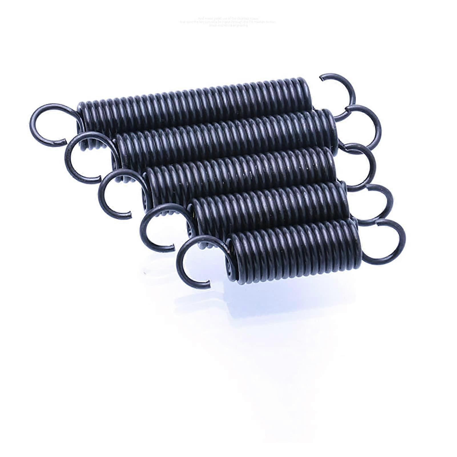 Home Maintenance Extension Spring 10Pcs 0.7mm Wire Diameter Tension Spring With Hook 5-6mm Outer Diameter 15-60mm Length