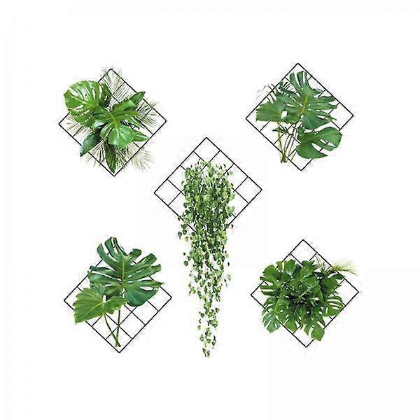 2x Grid Wall Stickers Wall Decal Removable Decoration Stylish Elegant Creative