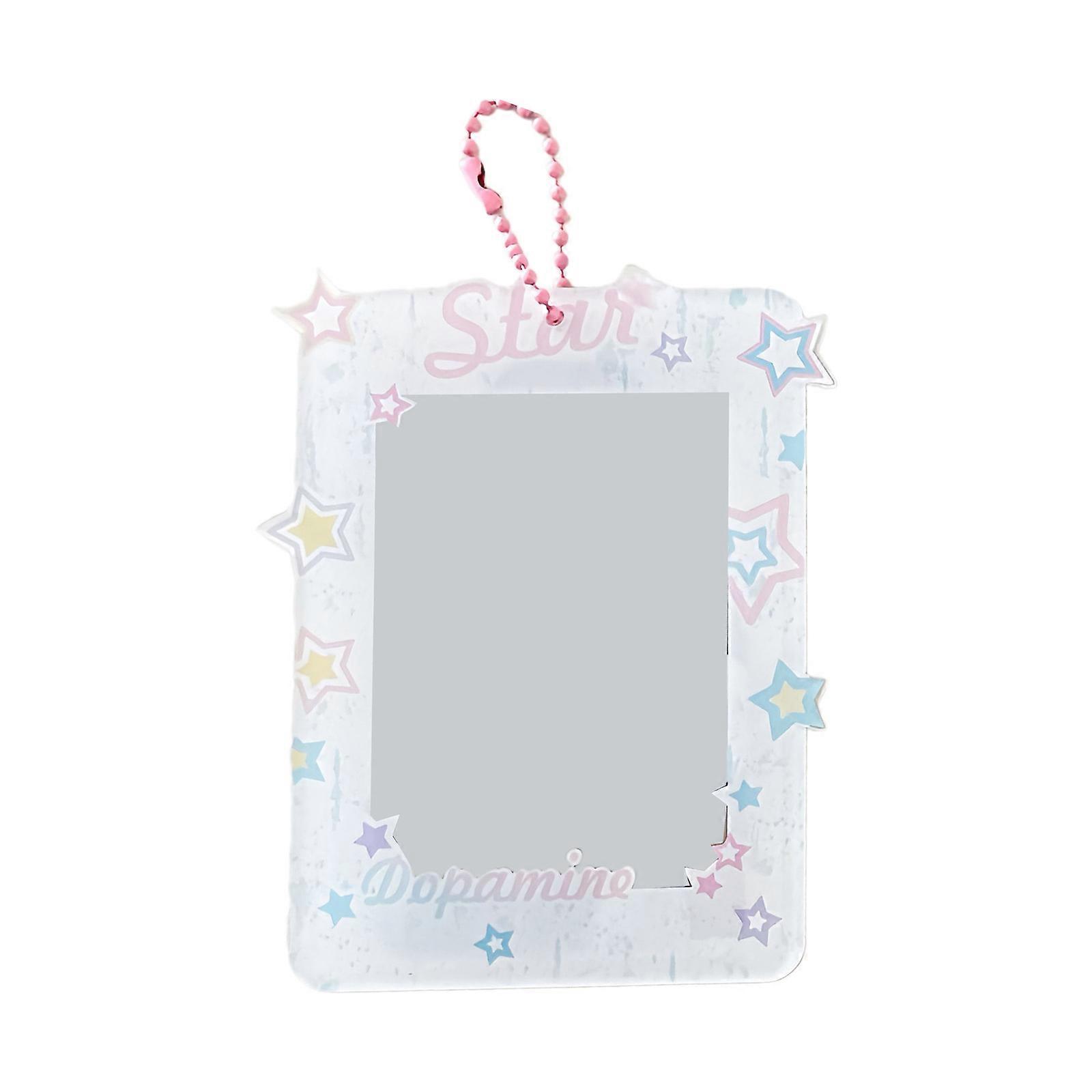 Fashion Acrylic Keychain Convenient Credit Card Holder Key Organizer Y2K Sweet Cool Card Holder Keychain for Women Girl