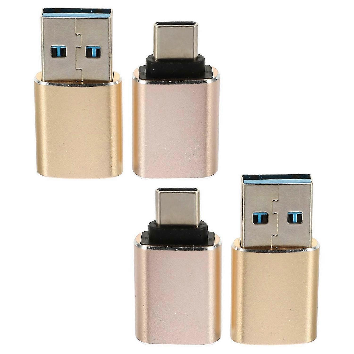 4pcs USB-C to USB Adapter OTG Adapter USB 3.0 to USB Type-C Converter Supply