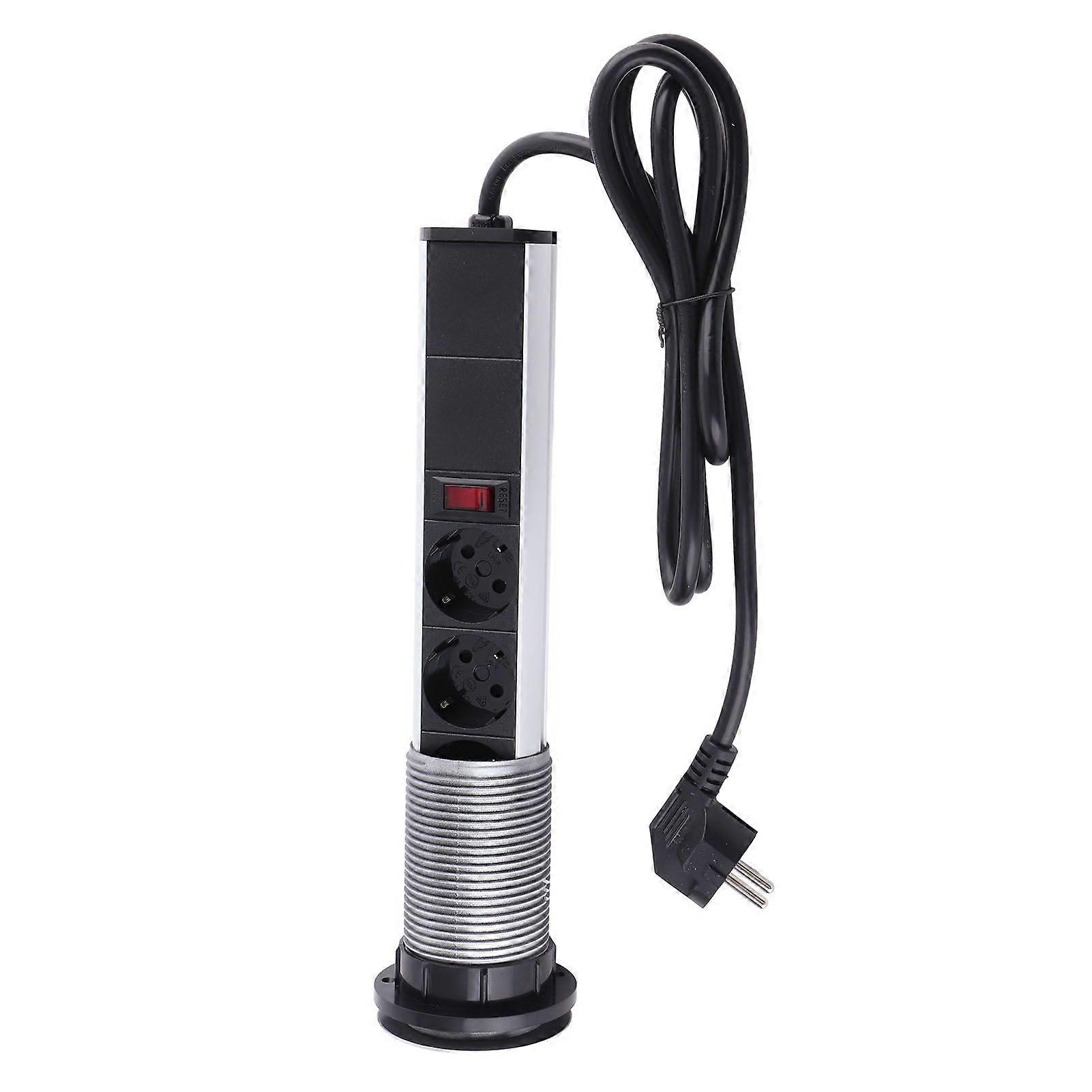 High quality  Manual lifting 3-position European standard USB switch embedded