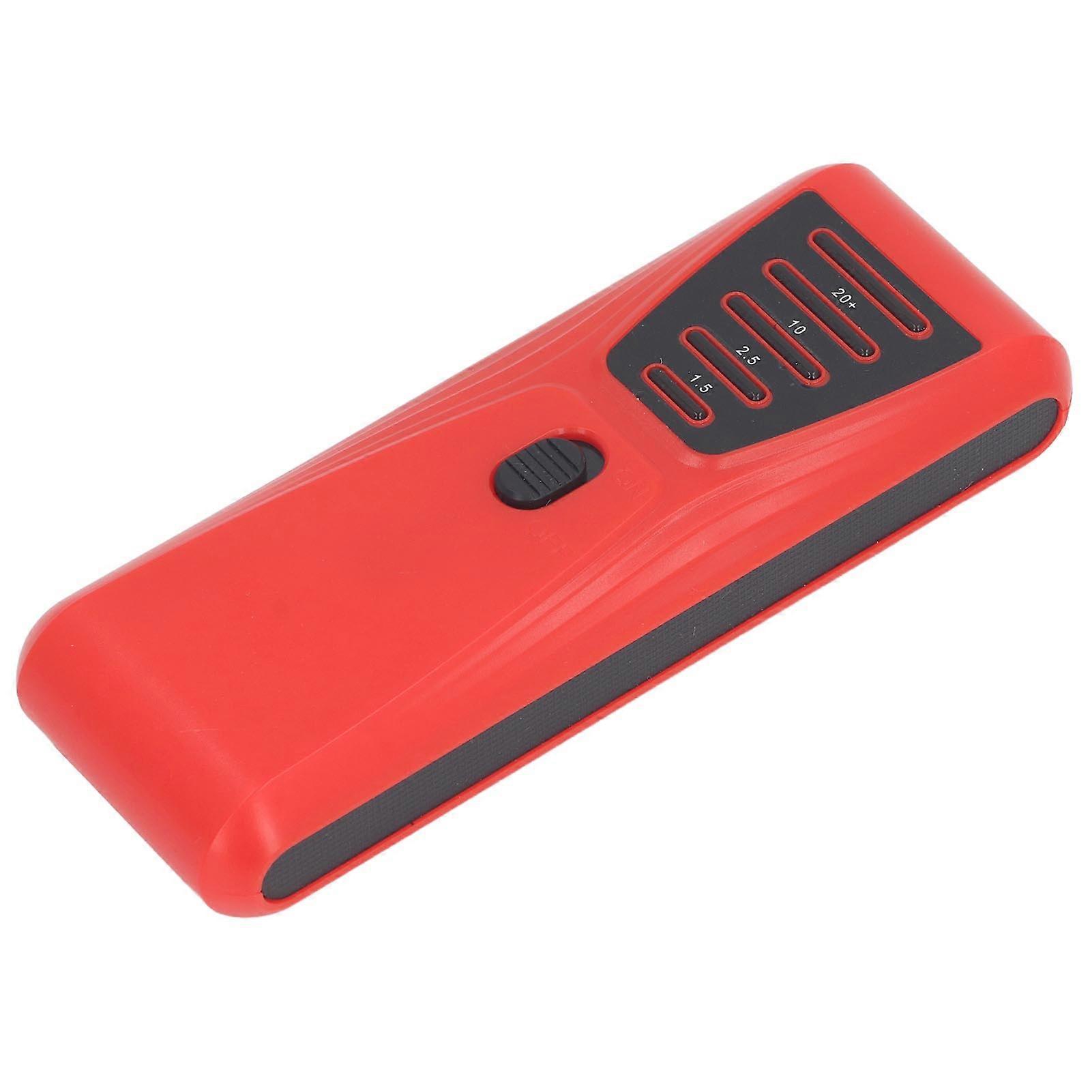 Magnetic Field Detector 5 Colorful LED Indicators Electromagnetic Field Radiation Tester EMF Meter Red 