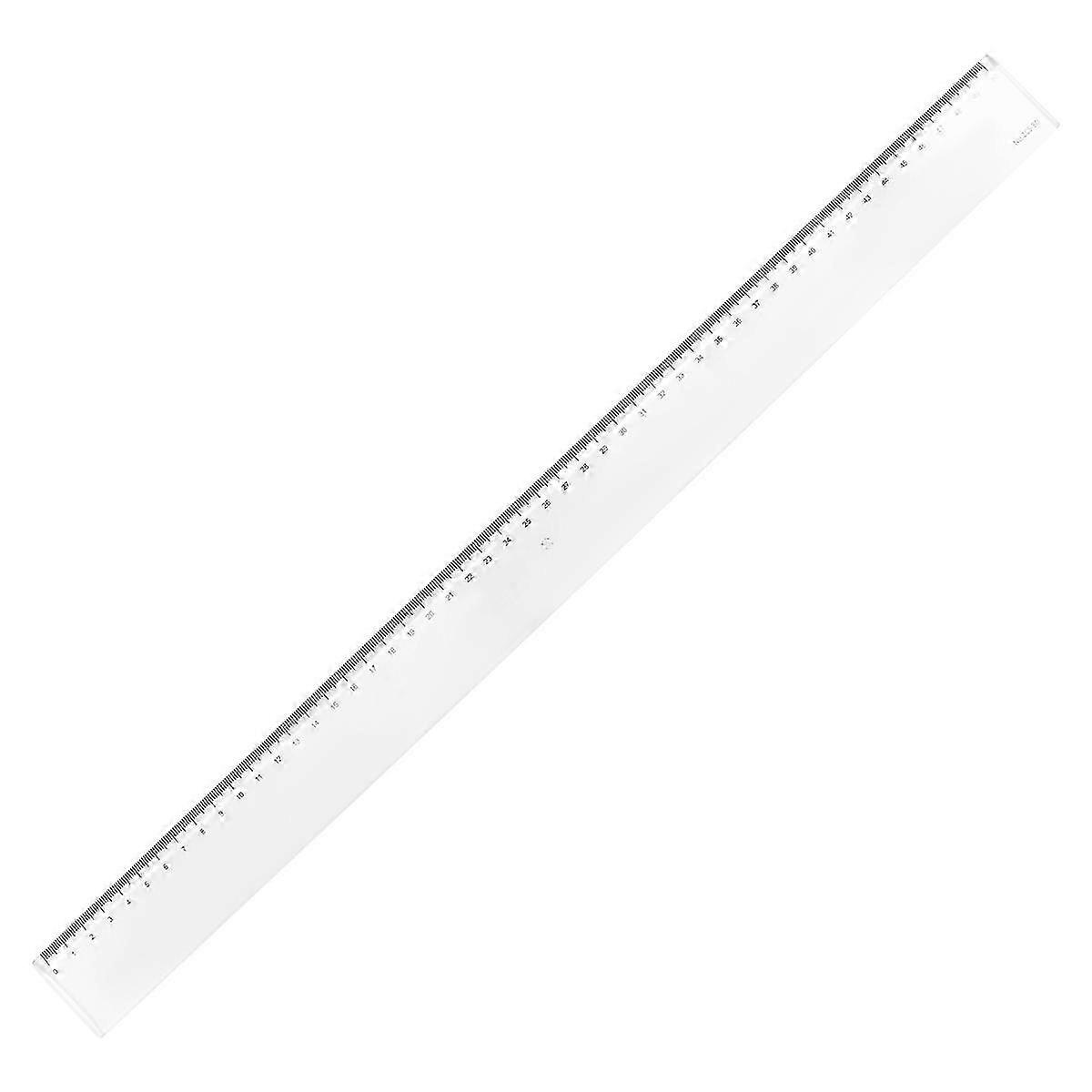 2025 50cm Clear Plastic Measuring Long Straight Centimeter Ruler