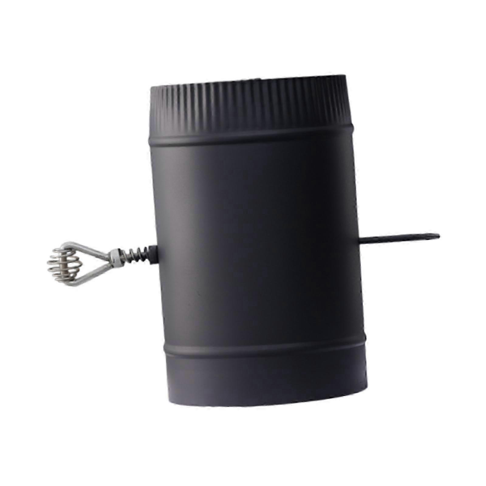 Stove Pipe with Adjustable Damper for Efficient Fume Extraction for Outdoor Winter Heating Solutions