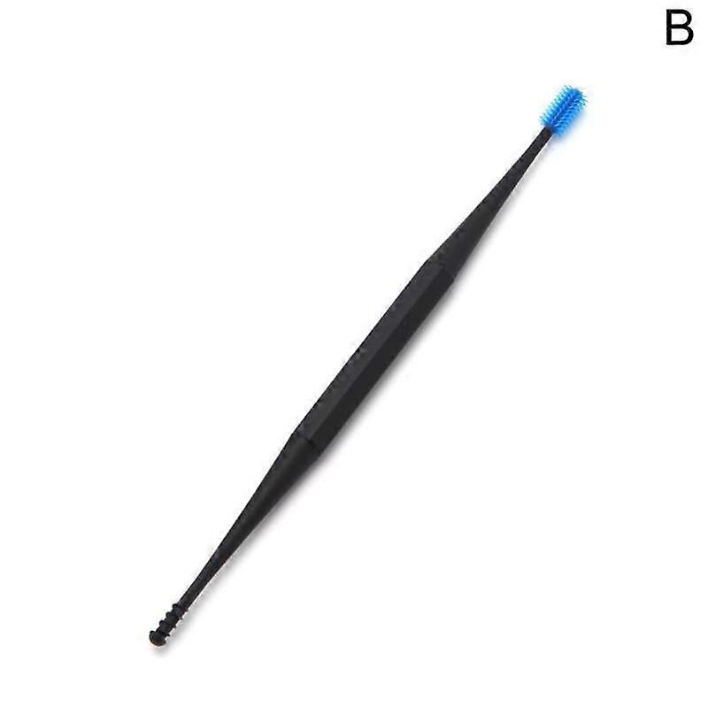 Soft Double Head Ear Pick - Silicone & Spiral Cleaner for Sensitive Ears