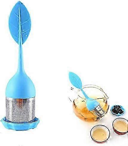 Stainless Steel Tea Infuser, Compact Mesh Strainers for Loose Leaf Tea with Drip Tray