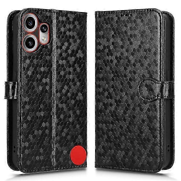 CMF Phone 2 Pro Wallet Case - PU Leather Dot Pattern Cover Compatible for Nothing Phone