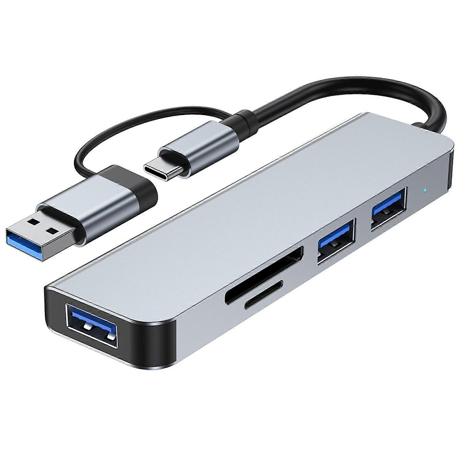 USB3.0 & USB C Hub USB Docking Station Converter for Mouse Laptop