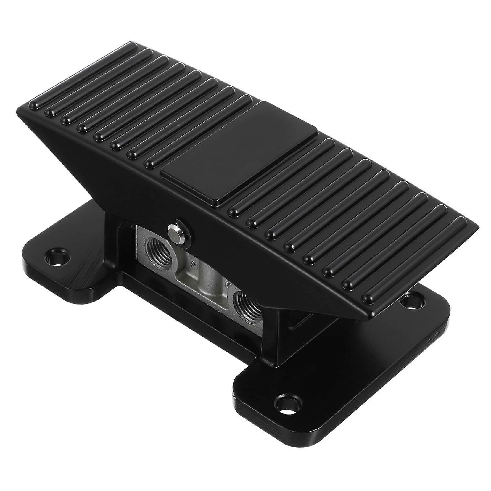 Pneumatic Foot Pedal Valve Momentary Control for Machine Operation, Non-Slip Design, Durable Construction