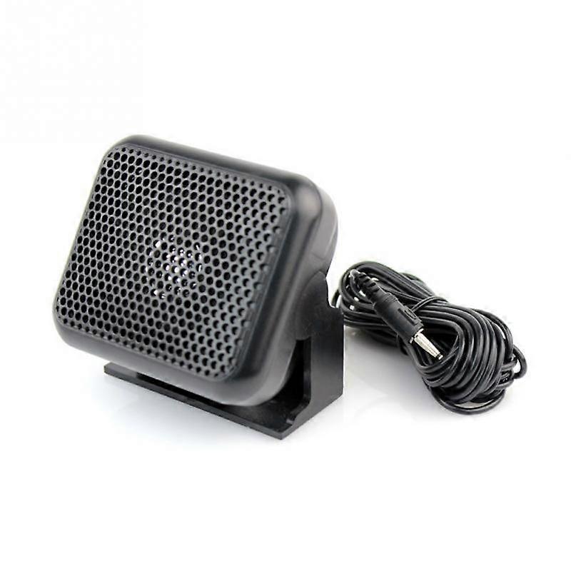 Radio Speaker,Loud Speaker Mini External(1pc, black)