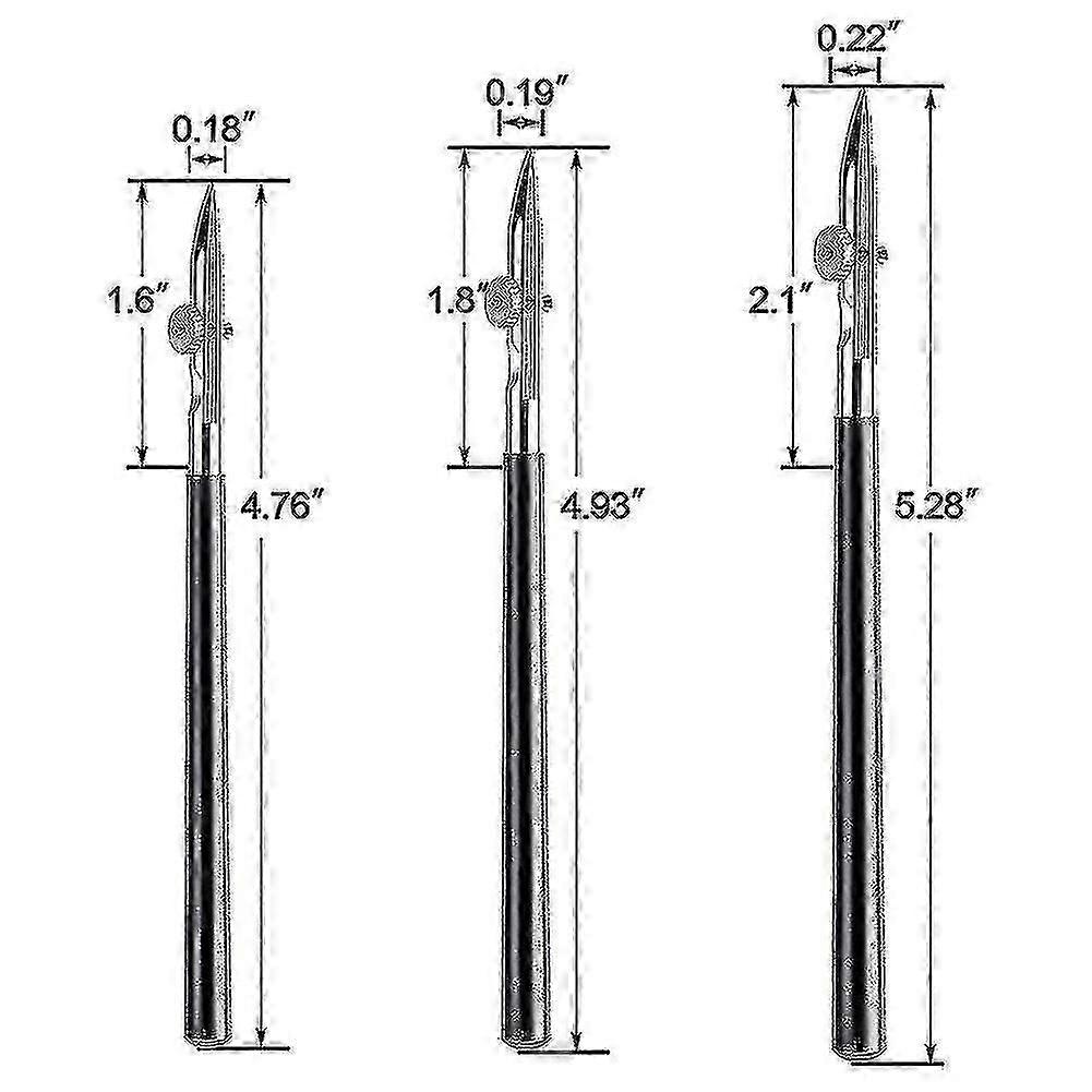 Best 3 Sizes Art Ruling Pen Set 3 Packs Hinged Masking Fluid Pen for Fine Artwork