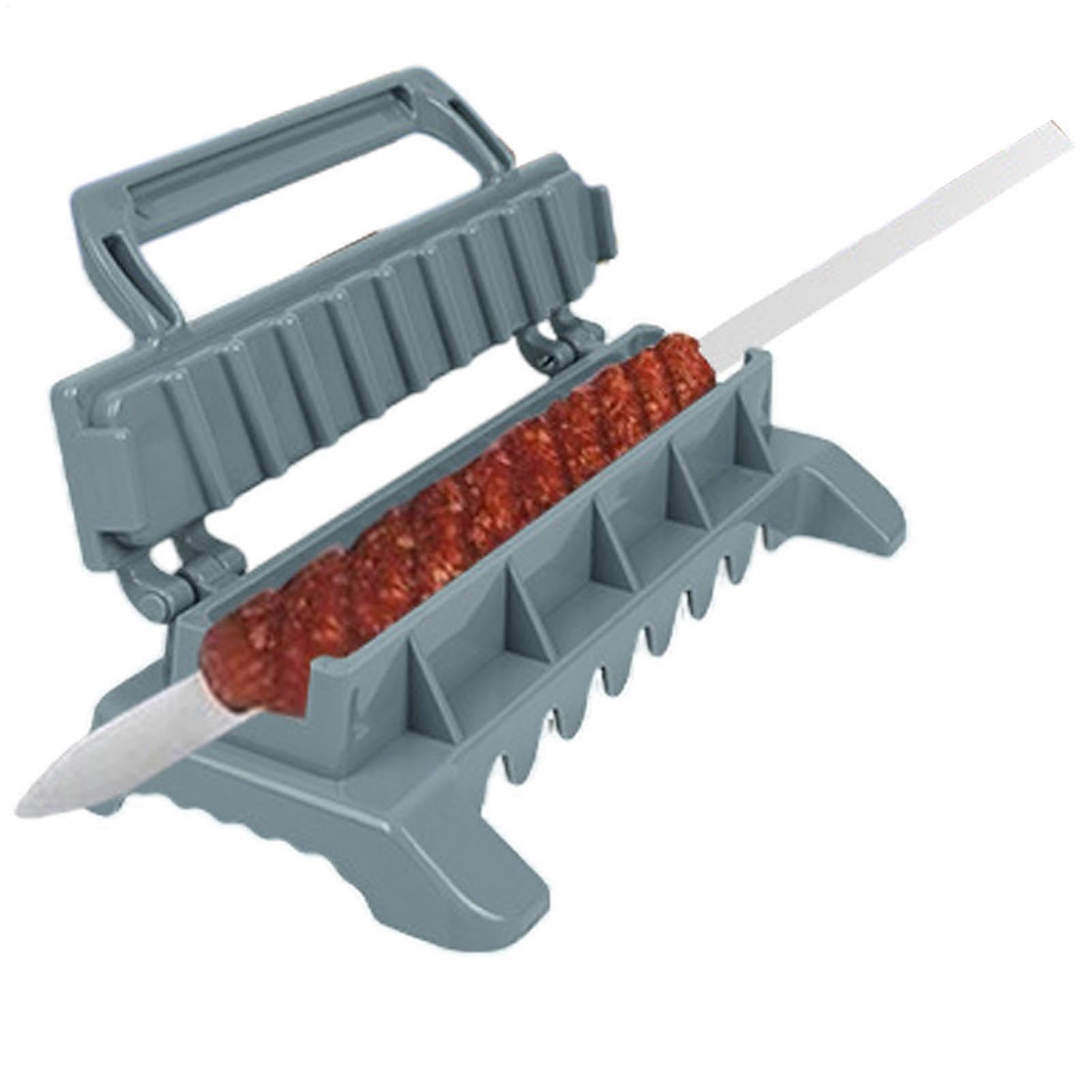 Kebab Maker Professional Kabob Skewers Reusable BBQ Skewers Mould Skewers Press for Outdoor Garden Cafe