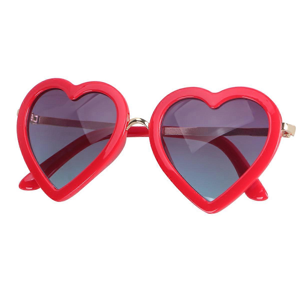 Heart Shaped Novelty Glasses with Flexible Arms Suitable for Festive Gatherings