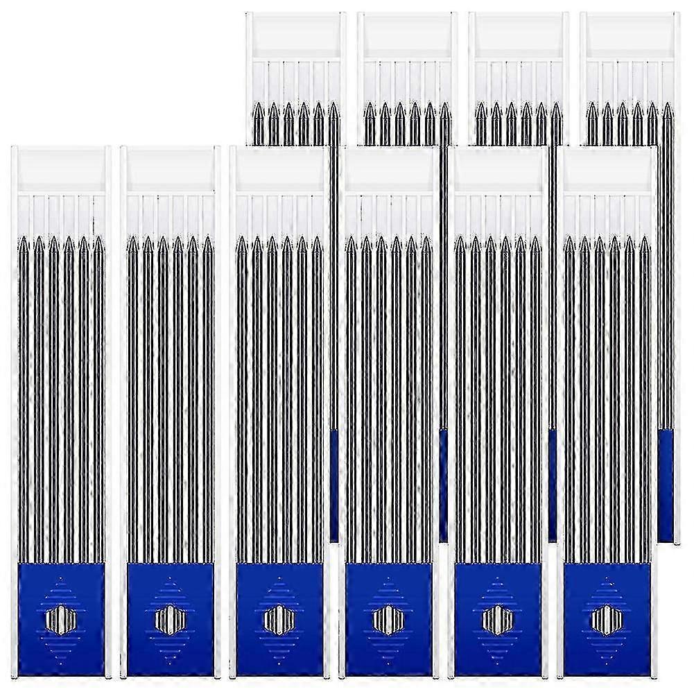 60pcs 2.8mm Solid Carpenter Pencil Refills for Woodworking Mechanical Pencil