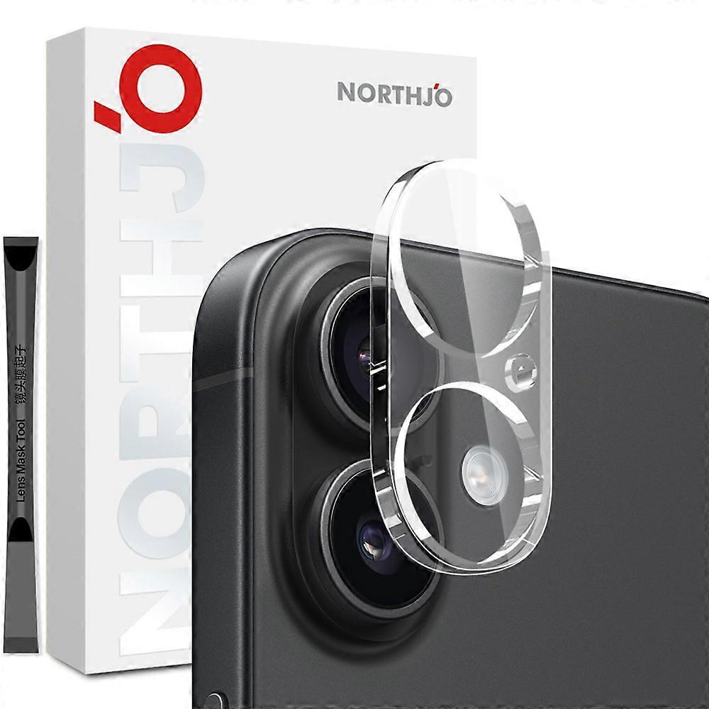 NORTHJO Compatible For iPhone 17 Camera Lens Protector Tempered Glass HD Clear 3D Full Coverage