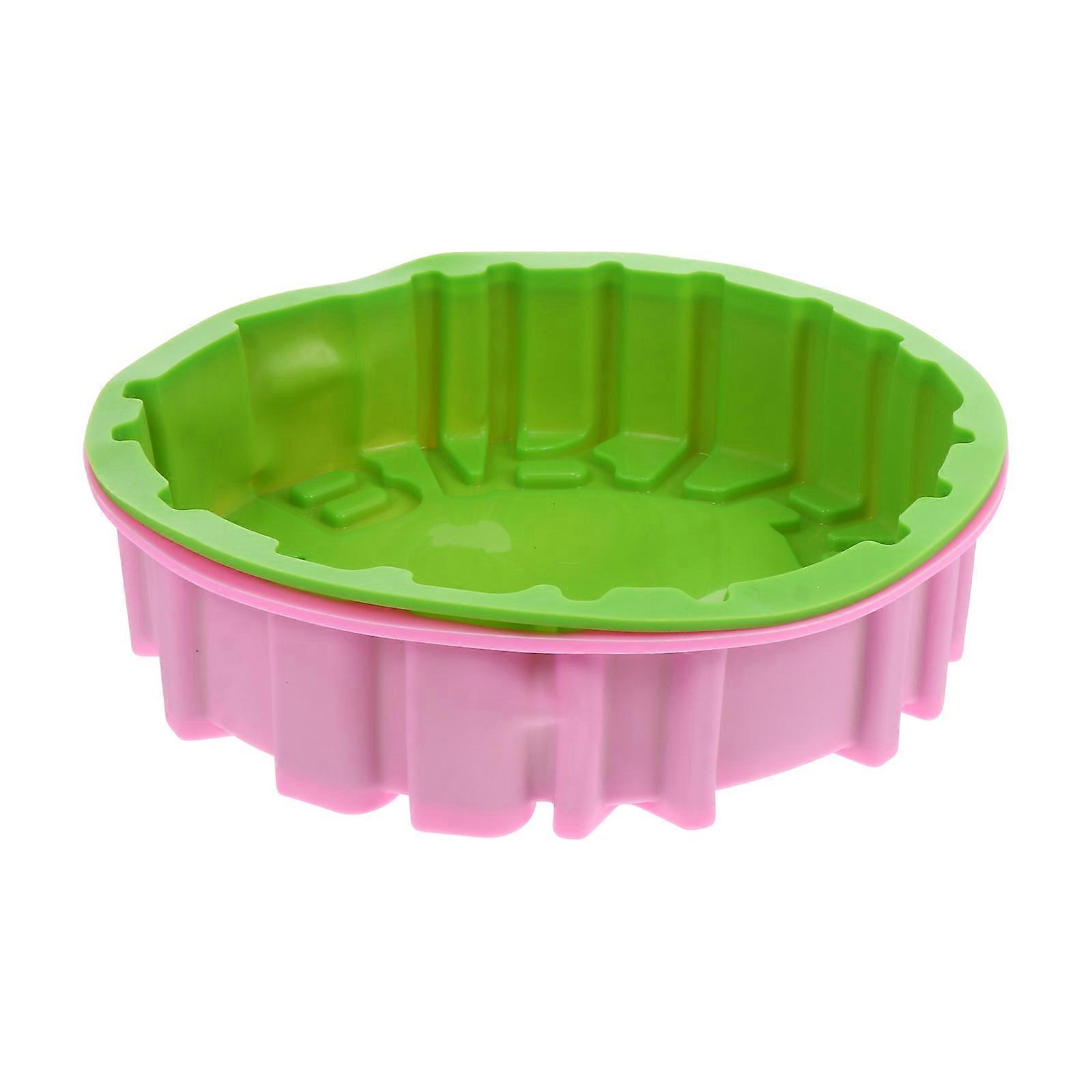 Cute Cake Mold DIY Baking Tools Non-Stick Easy Demold For Professional Bakers 2Pcs