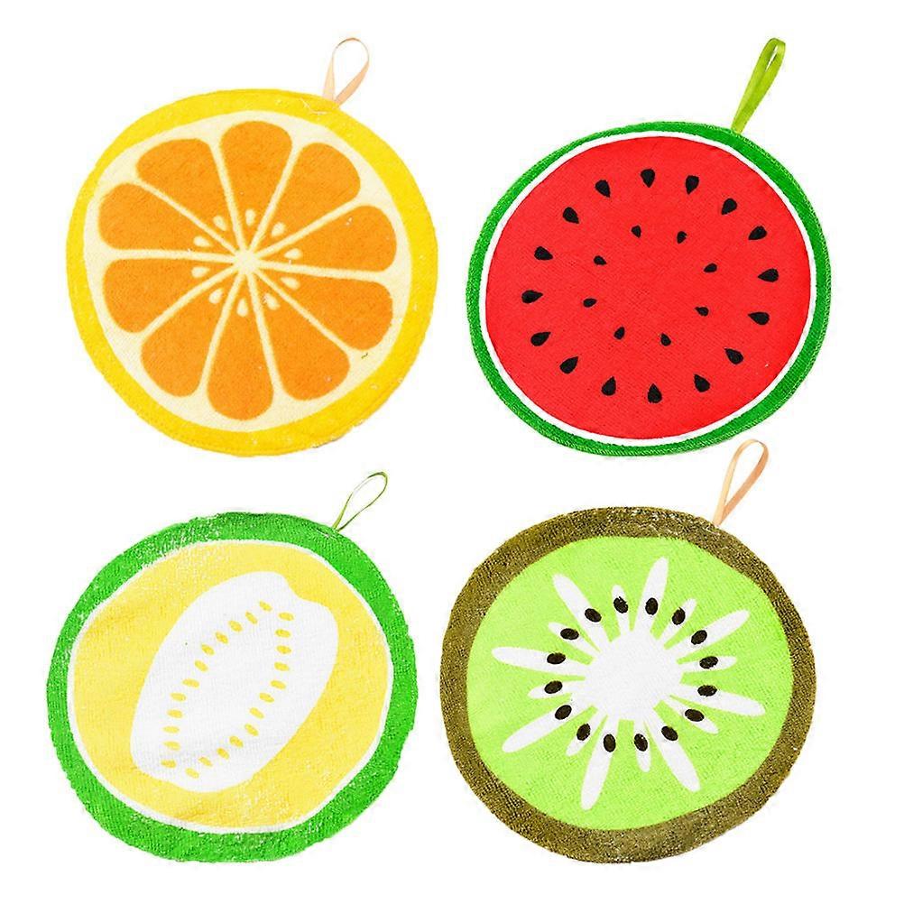 Kitchen Hand Towels Decorative Round Kerchief Drying Face Quick Drying 20x20 Cm