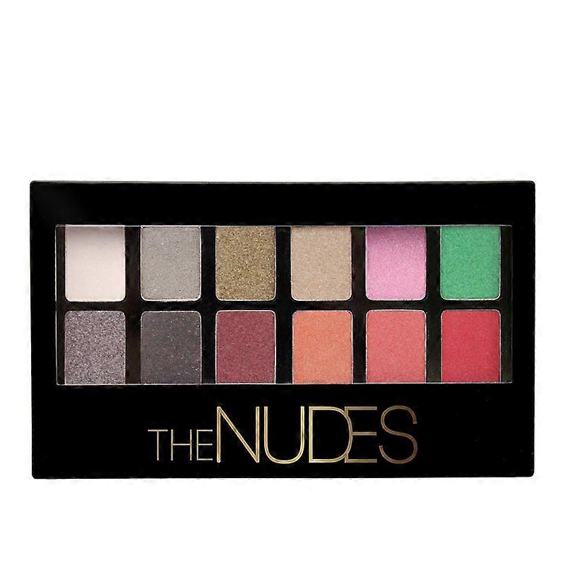 2025 Latest Model 12 Color Eyeshadow Palette Matte Glitter Pearlized Blended M...