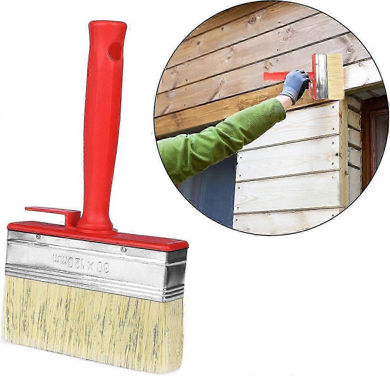 Large Wall Paint Brush - 30 x 120mm Flat Brushes