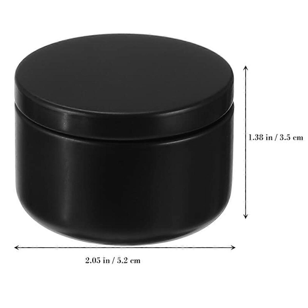 24 Pcs Candle Jar Decorative Labels Empty Storage Tins Candle Tin, D