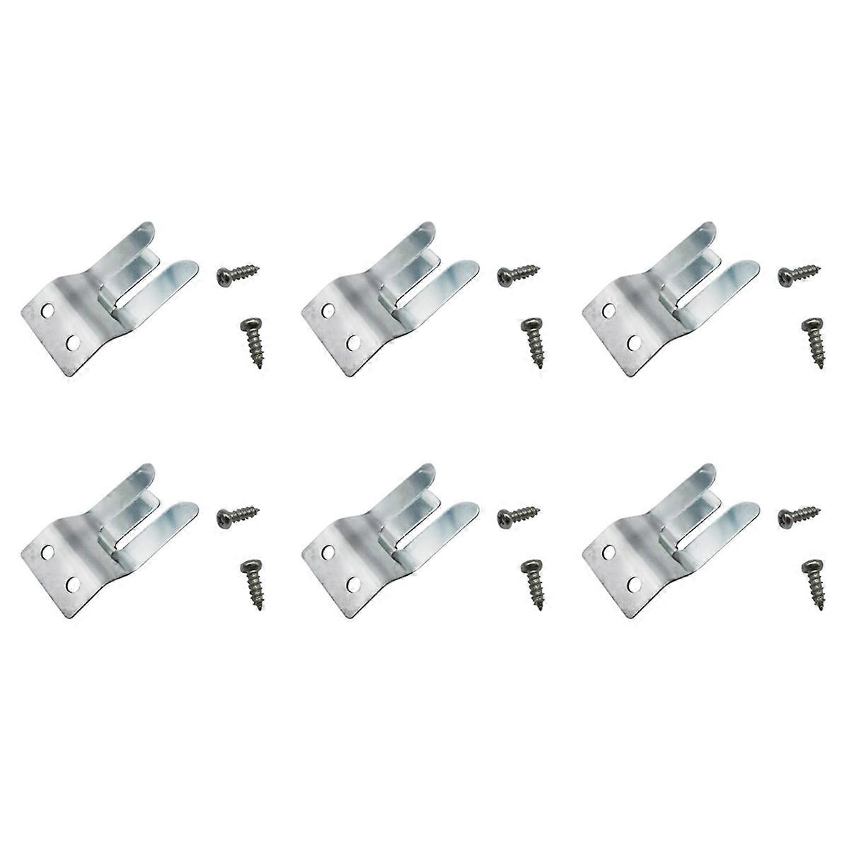 6X Metal MIC HOLDER / Clip - Screw in for CB / Ham Radio - MH2
