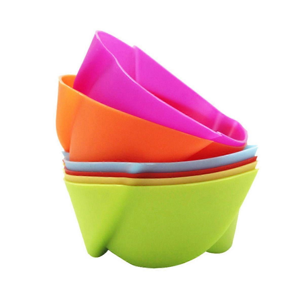 10pcs Baking Mold Jelly Maker Mould Silicone Rose (Random Colors)