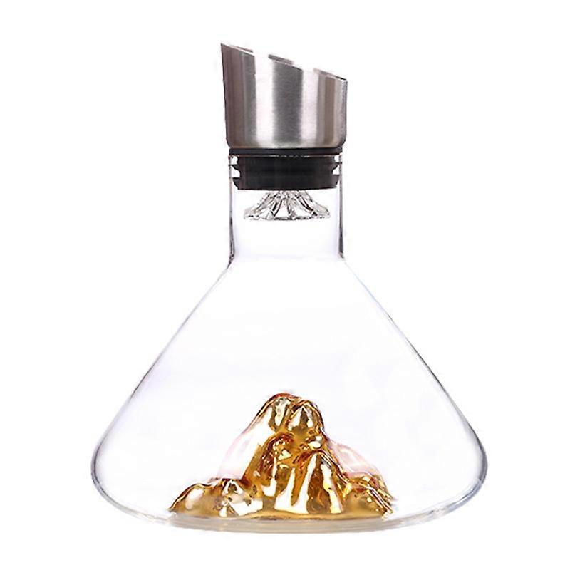 1500ml Wine Decanter, Crystal Clear Wine Decanter with Aerator, Red Wine Carafe with Built-in-Dispenser