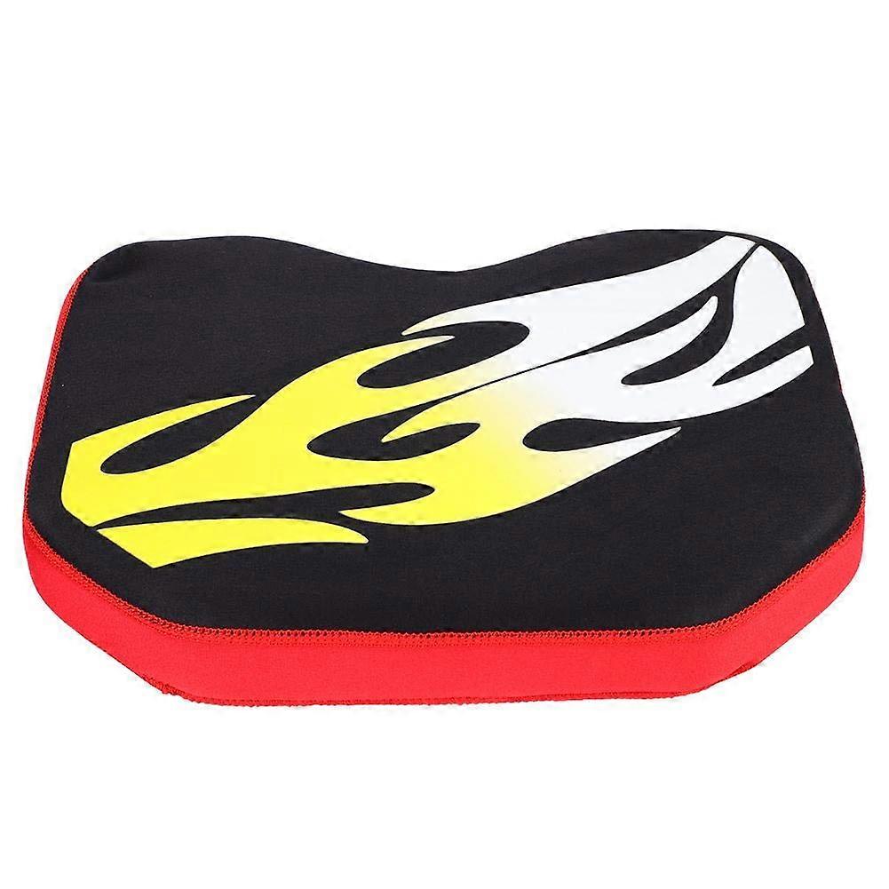 Seat Cushion Pad Thickened Soft Foam For Kayak, Canoe, Fishing Boat - Flame Color, Universal Fit, Non-Slip