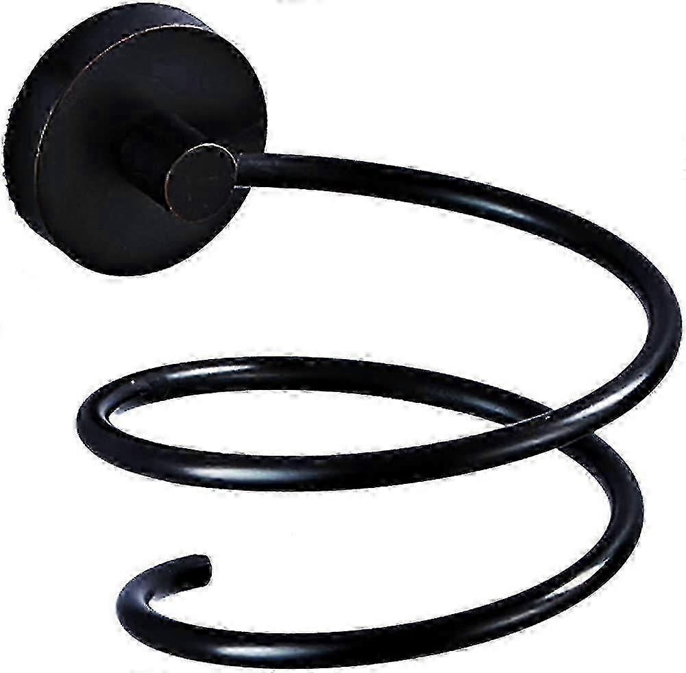 Hårfønerholderbrakett i svart