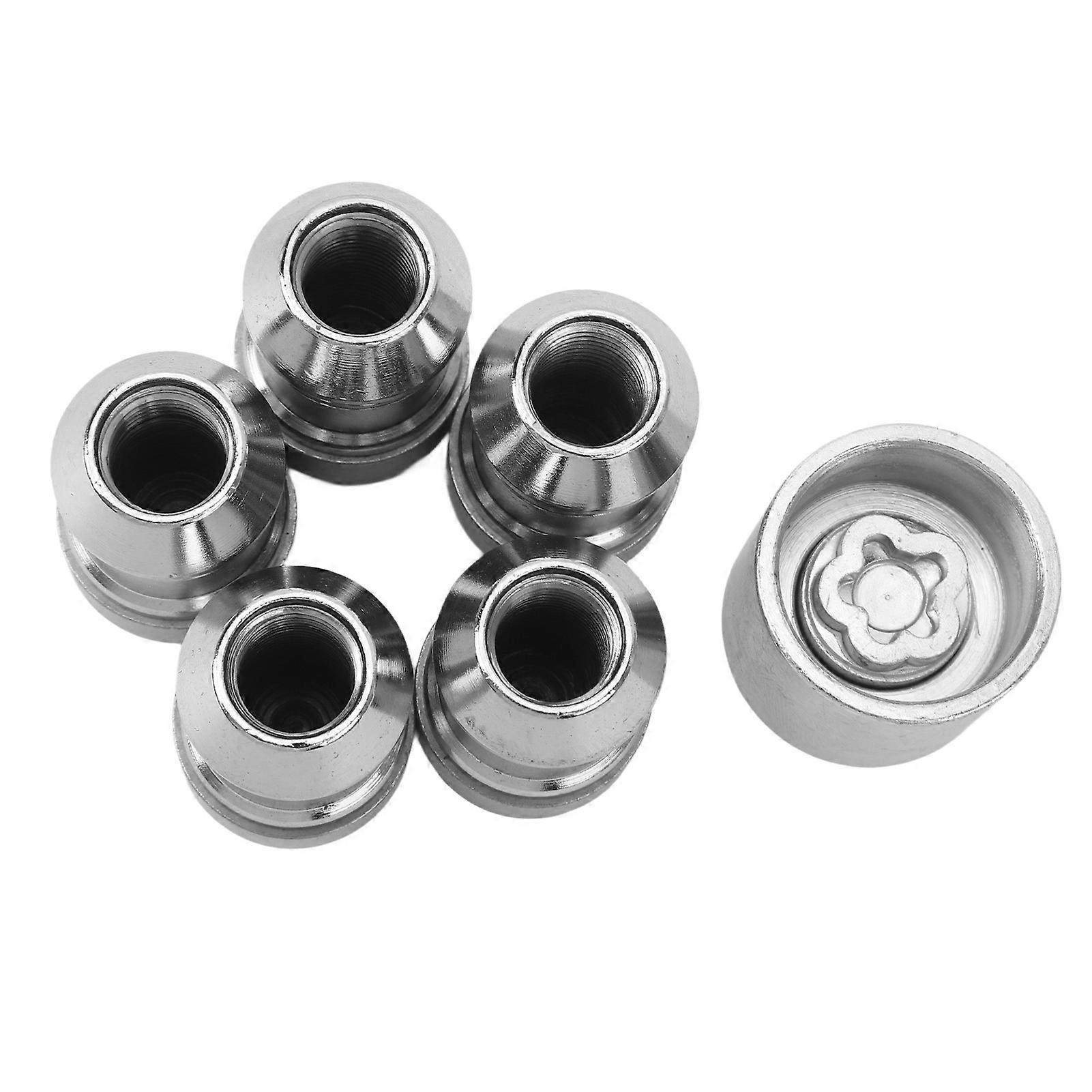 Wheel Locks Locking Lug Nuts Set 82215711 Anti Theft High Precision Replacement for Wrangler JL 2018 to 2023