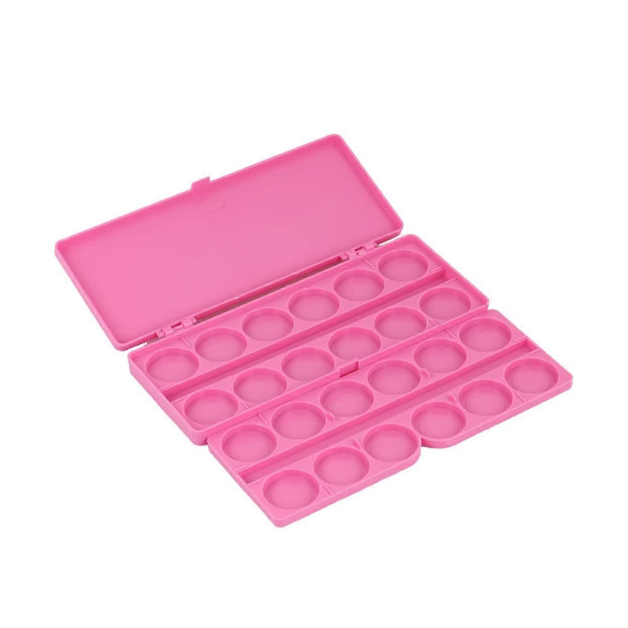 Foldable Plastic Paint Palette for Watercolor and Gouache, Mixing Tray for Artists and Hobbyists