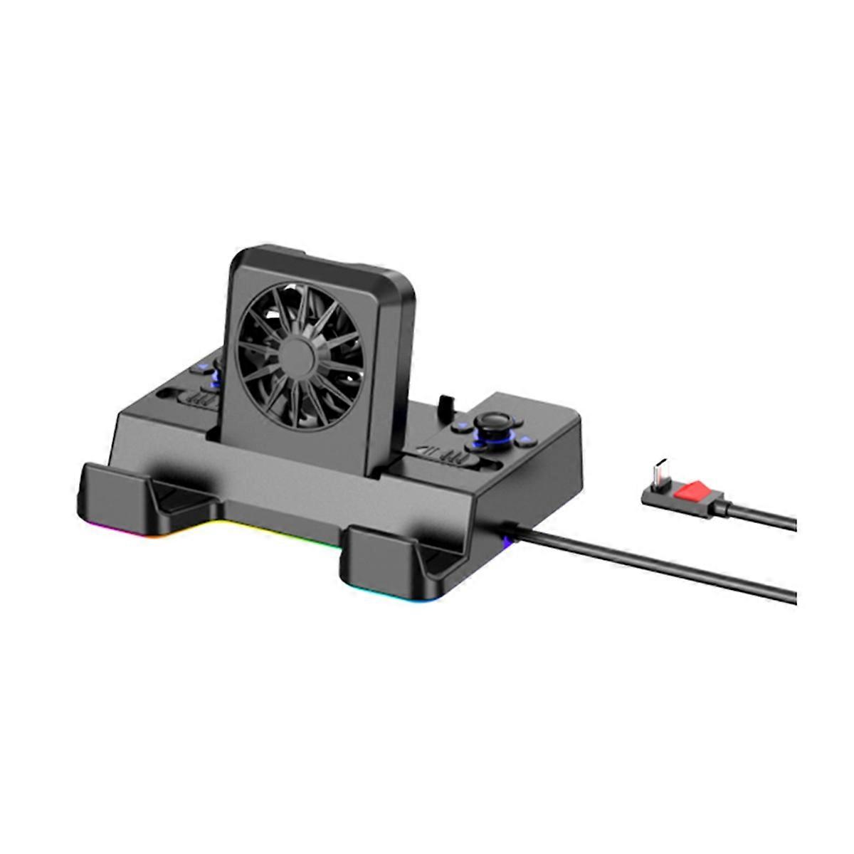 For Expansion Dock Handheld Bracket Expansion -Compatible Projection USB Radiator Foldable with Ligh