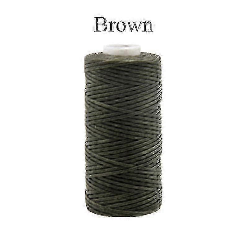 50M Flat Waxed Sewing Line 150D 1mm Hand Stitching Thread for Crafts