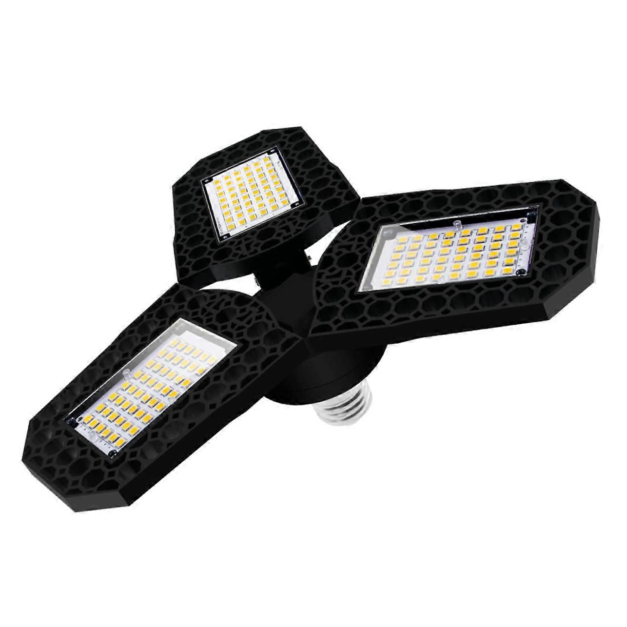 Bay Light, Storage Light, Garage Light, Workshop Light, Folding Light, Ceiling Light, Deformation Lamp, Black