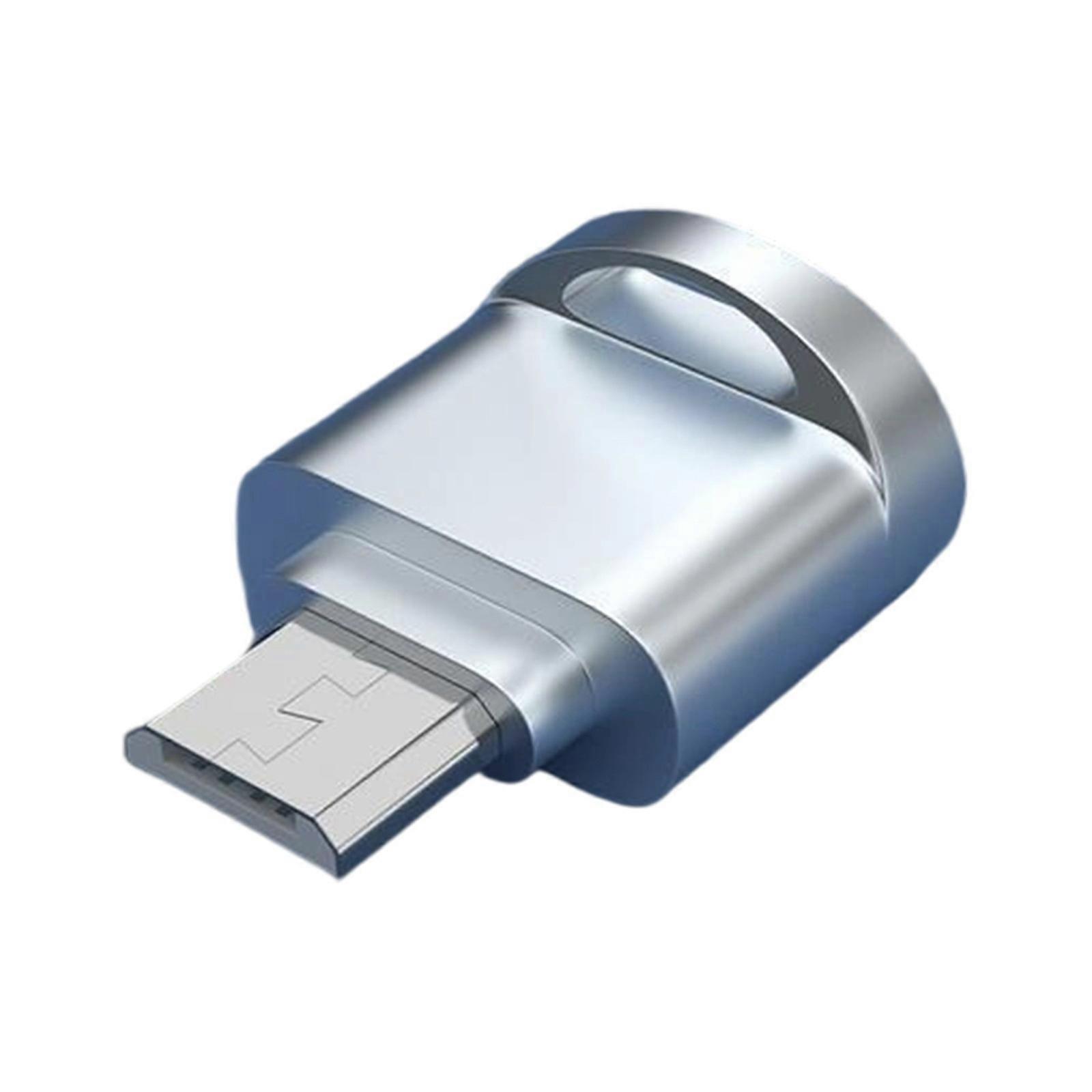 Μίνι αναγνώστης καρτών USB TF για την κάρτα μνήμης PC Μίνι αναγνώστης καρτών προσαρμοστών USB TF για τον αναγνώστη καρτών μνήμης φωτογραφικών μηχανών Διαβάστε ταυτόχρονα το ασήμι
