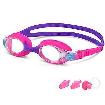 Swimming Gogglescompatible withKids Youth Age 3-14 Years Old Anti-fog / UV Protection Clear Vision No Leaking Quick Adjustable Strap