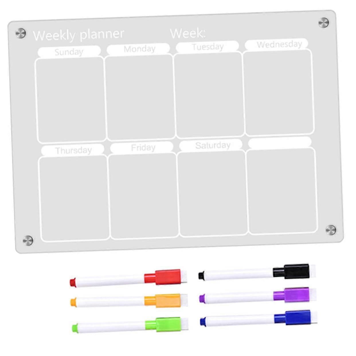 1 Set Magnetic Refrigerator Whiteboard Appointment Board