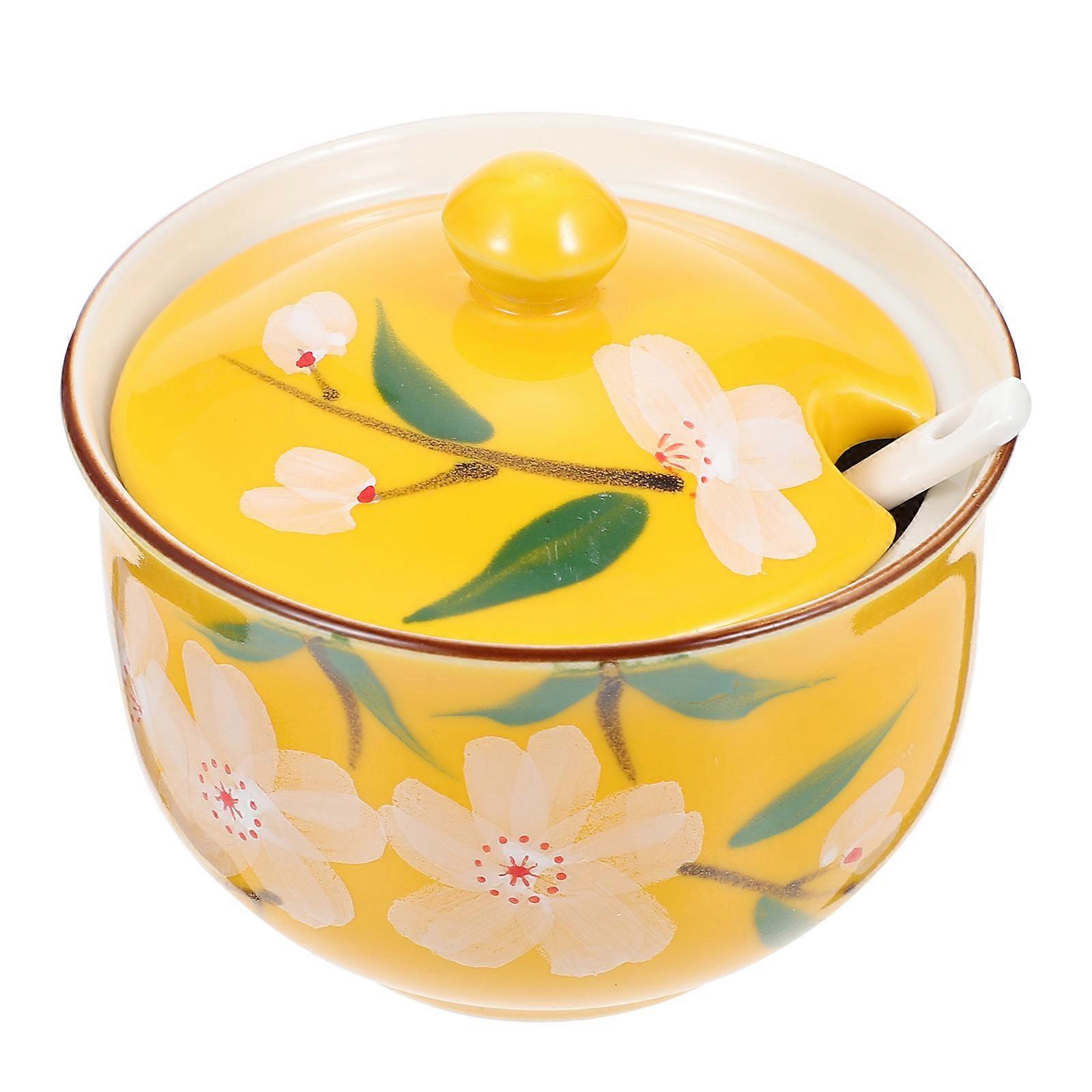 Here's a polished and engaging product description for your **Creative Ceramic Seasoning Jar**:
### 🌿 **Stylish Ceramic Seasoning Jar with Lid &