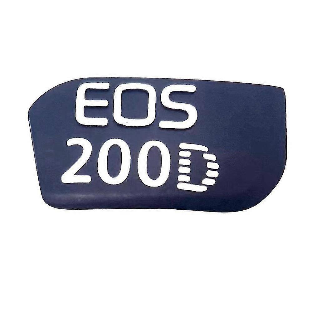 For 200D , Second Generation Sign, BLACK Nameplate--