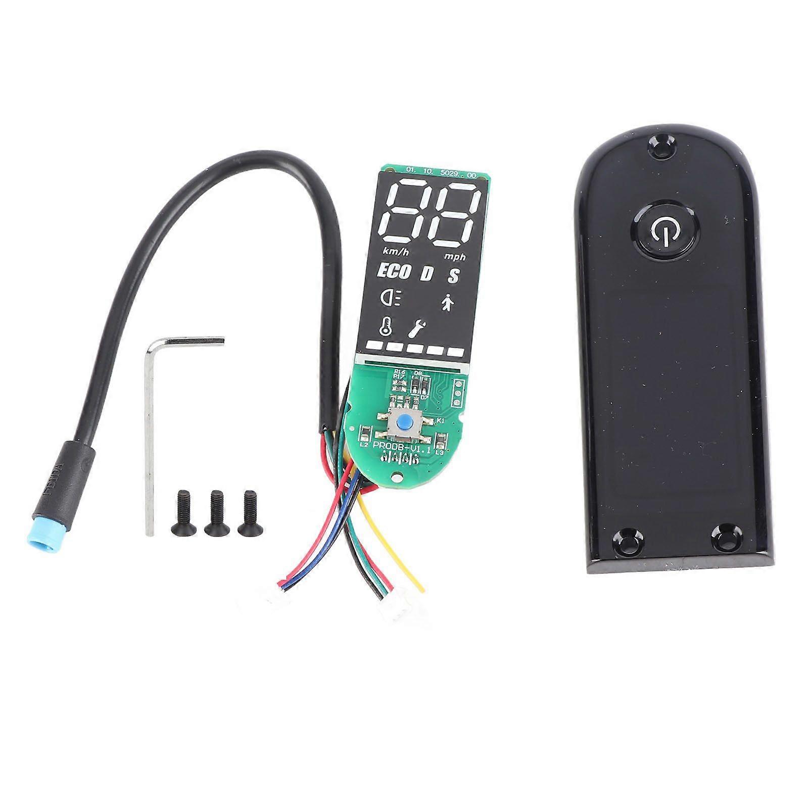 Electric Scooter BT Digital Display Dashboard with Display Panel Cover for G30YMQX)