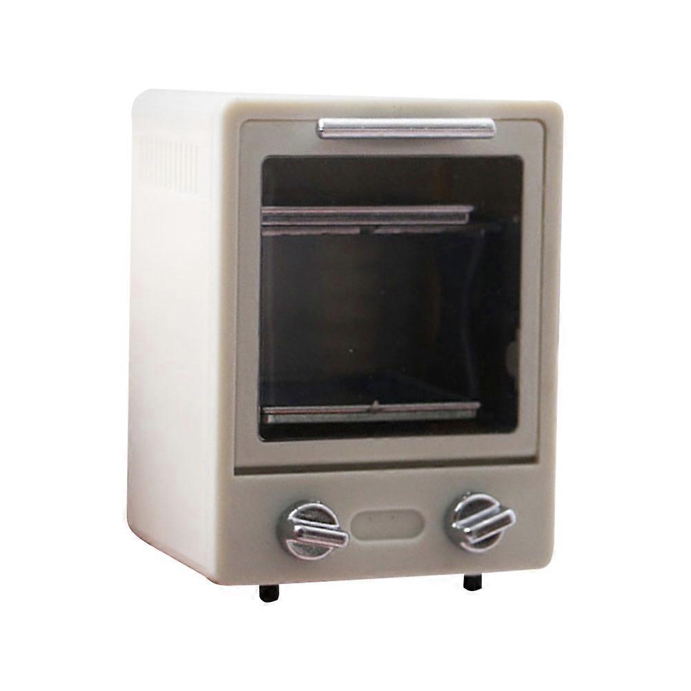 Miniature Kitchen Oven Model Simple Design Excellent Workmanship Desktop Decoration 5X3.7X3CM 1Pcs