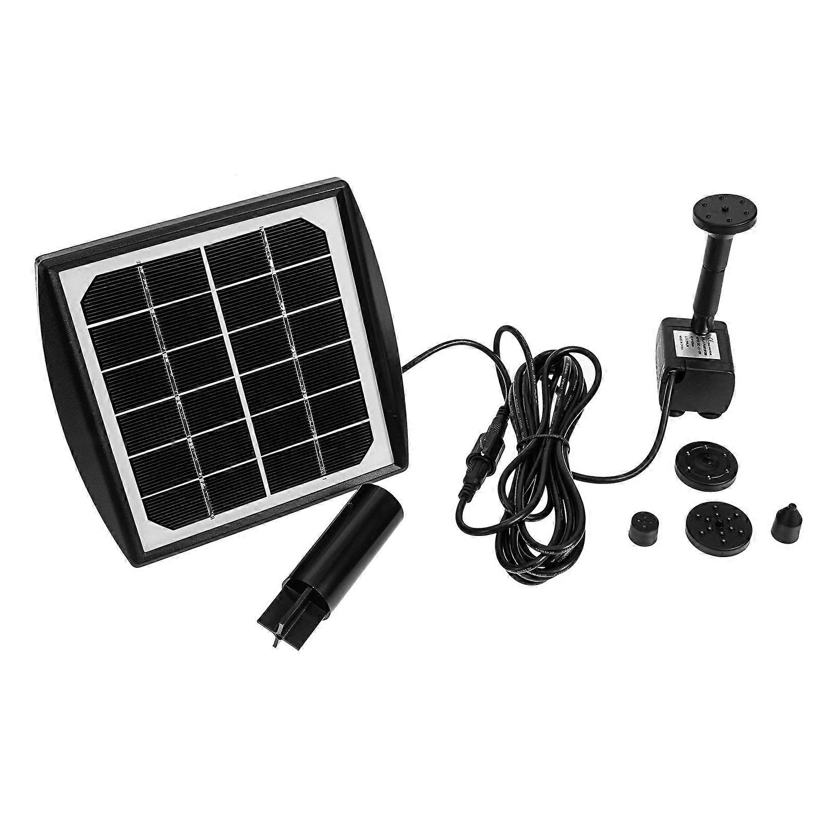 Garden Fountains Outdoor Solar Powered Water Feature Shape For Homeowners 1 Set