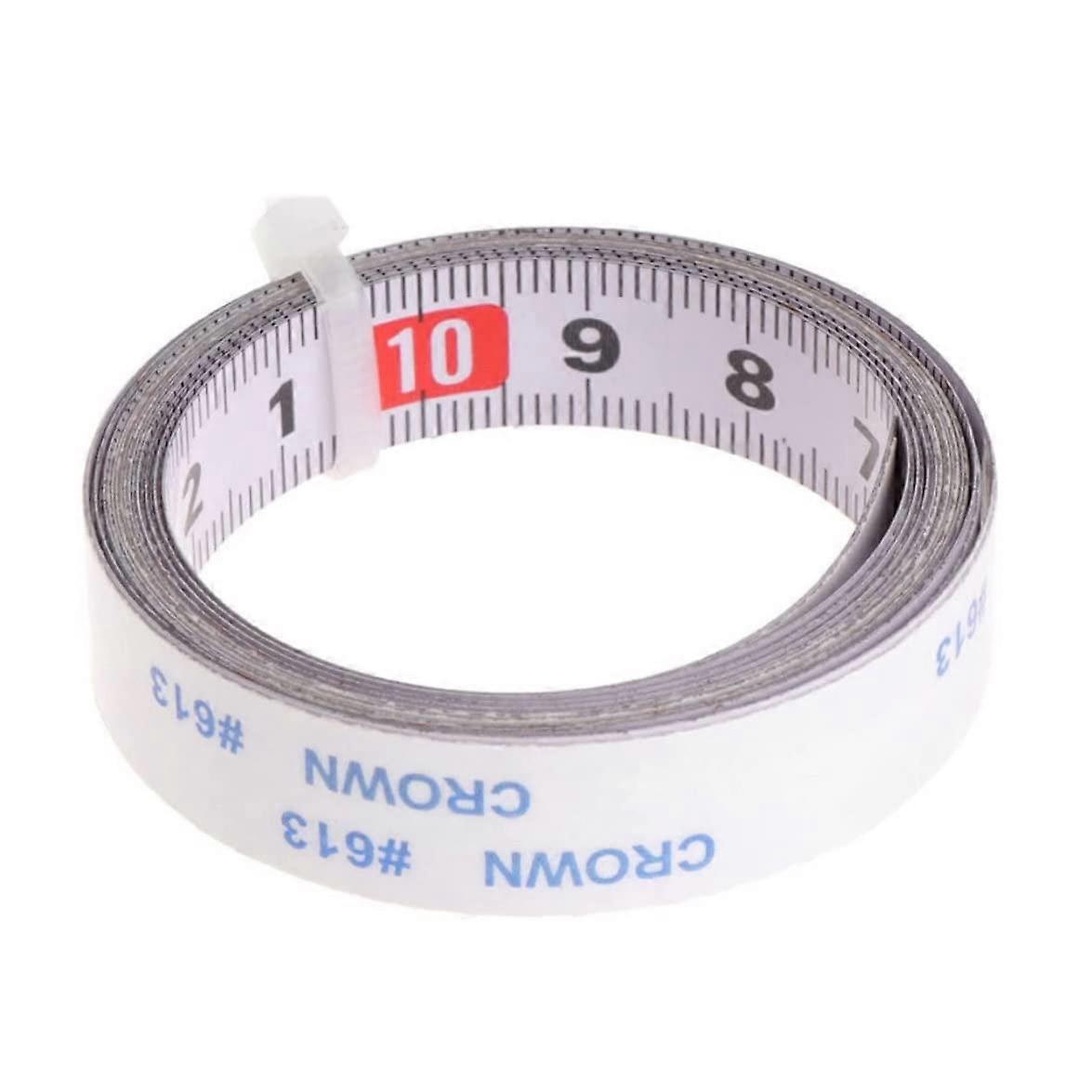 Adhesive Ruler Tape Measure 1M Self-Adhesive Sticky Workbench Ruler Left to Right Reading Durable Measuring Tool