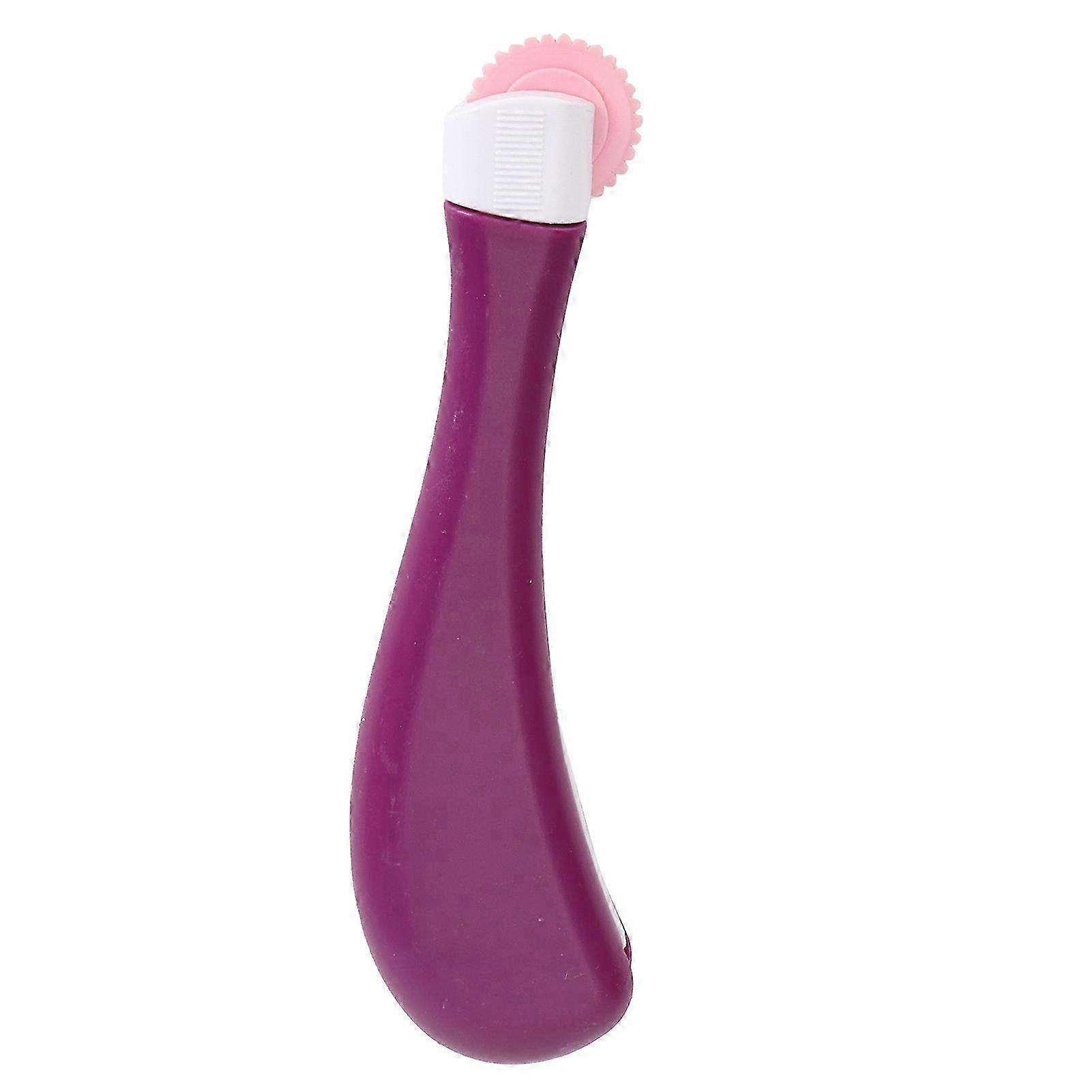 Syhjul DIY Utbytbar Plast Lila Klädstreck Hjul Spårningsverktyg för Tyg Papper Tapet Läder Skärning