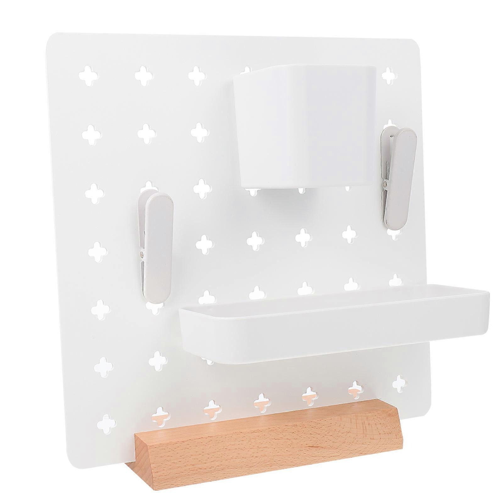 Stationery Storage Rack Key Storage Chic Home Use 30X30X0.5CM and Shatter-Resistant 1Set
